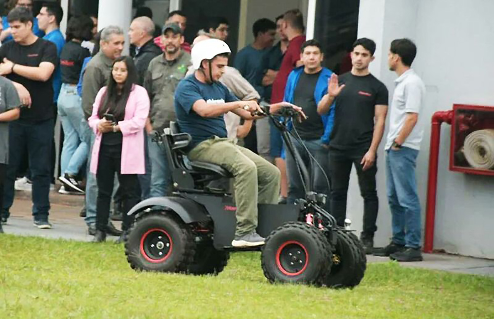 AUTOXArg's tweet photo. ADELANTO. #Hamelbot presentó el nuevo #Wakure Serie-A. El vehículo todoterreno incorporó una nueva variante con asiento, a pedido de los clientes de la empresa nacional. En breve todos los detalles en #AUTOX @Hamelbotlabs @faniotargentina https://t.co/i1zrL8Oqb3