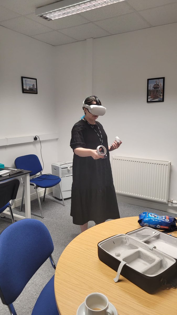 VizboxLTD's tweet photo. A huge thank you to Liverpool School of Tropical Medicine for doing a swab test on our VR headsets. This will ensure we keep the headsets clean when in clinical settings @GCAGATGCAATG 

#VR #Liverpool https://t.co/y5MwsoSfUF