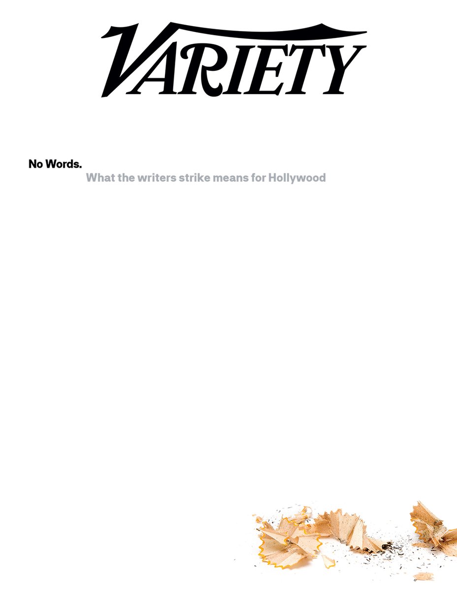 This week’s Variety cover: 
 
Strike Chaos Consumes Hollywood: What Made Studios Balk and Writers Walk wp.me/pc8uak-1lCss0