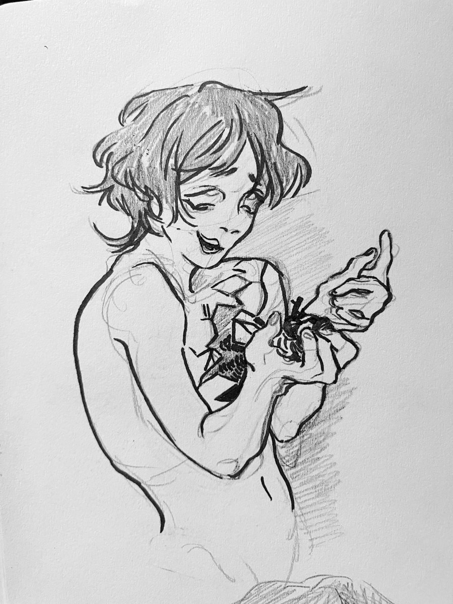urchillkaz's tweet photo. scara sketches bc he��s so fun draw 

#scaramoche https://t.co/auxTJGenP8