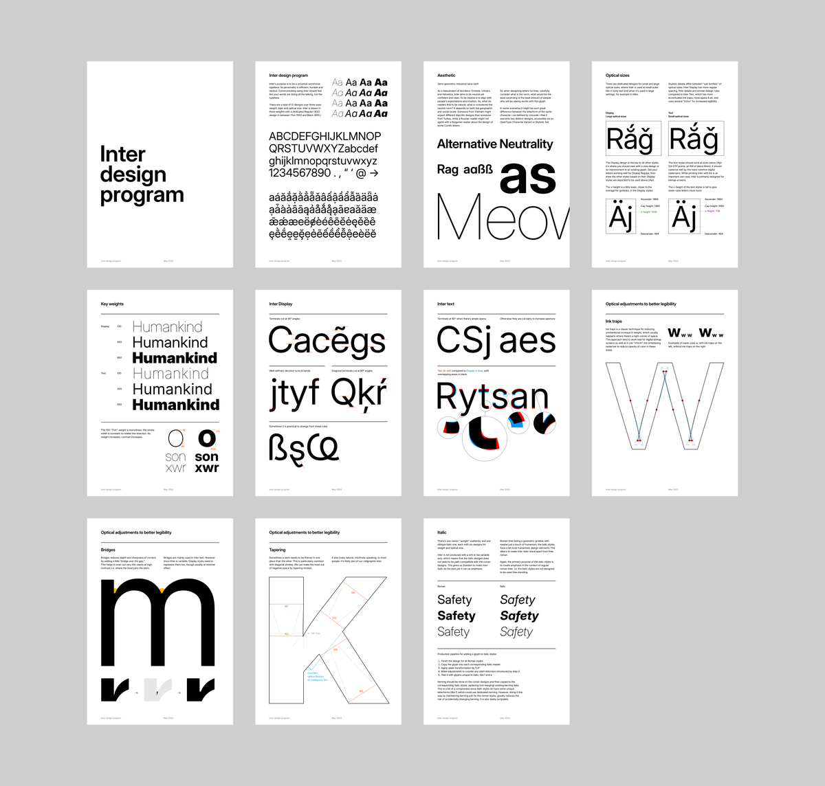 rsms's tweet image. Made a little booklet to help contributors of Inter getting a grasp on its design system
d.rsms.me/stuff/Inter-de…