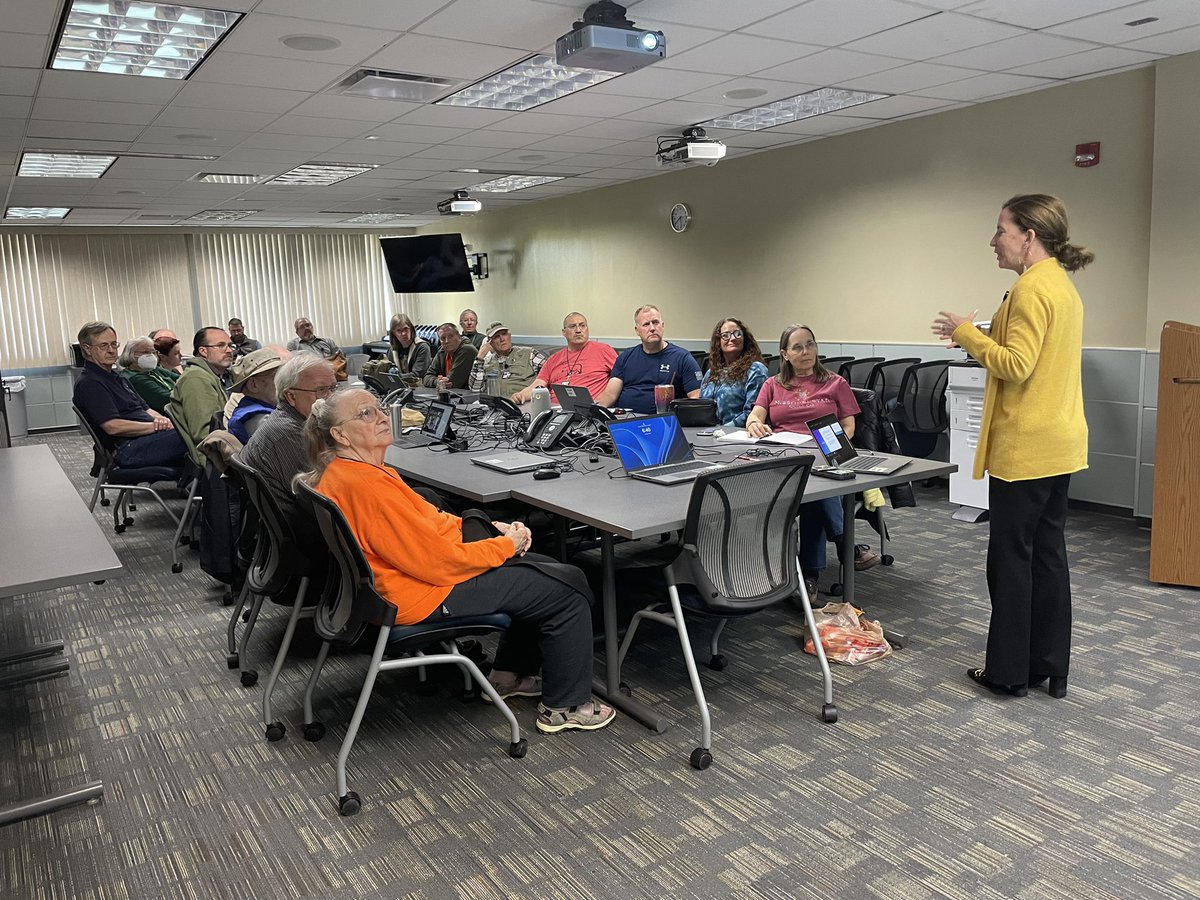 dgcoem's tweet photo. Excited to have @douglascountyks  IT Director Starla Jones speaking to our volunteers about cyber security! #themoreyouknow #securitystartswithyou https://t.co/asl7Mnwe0A