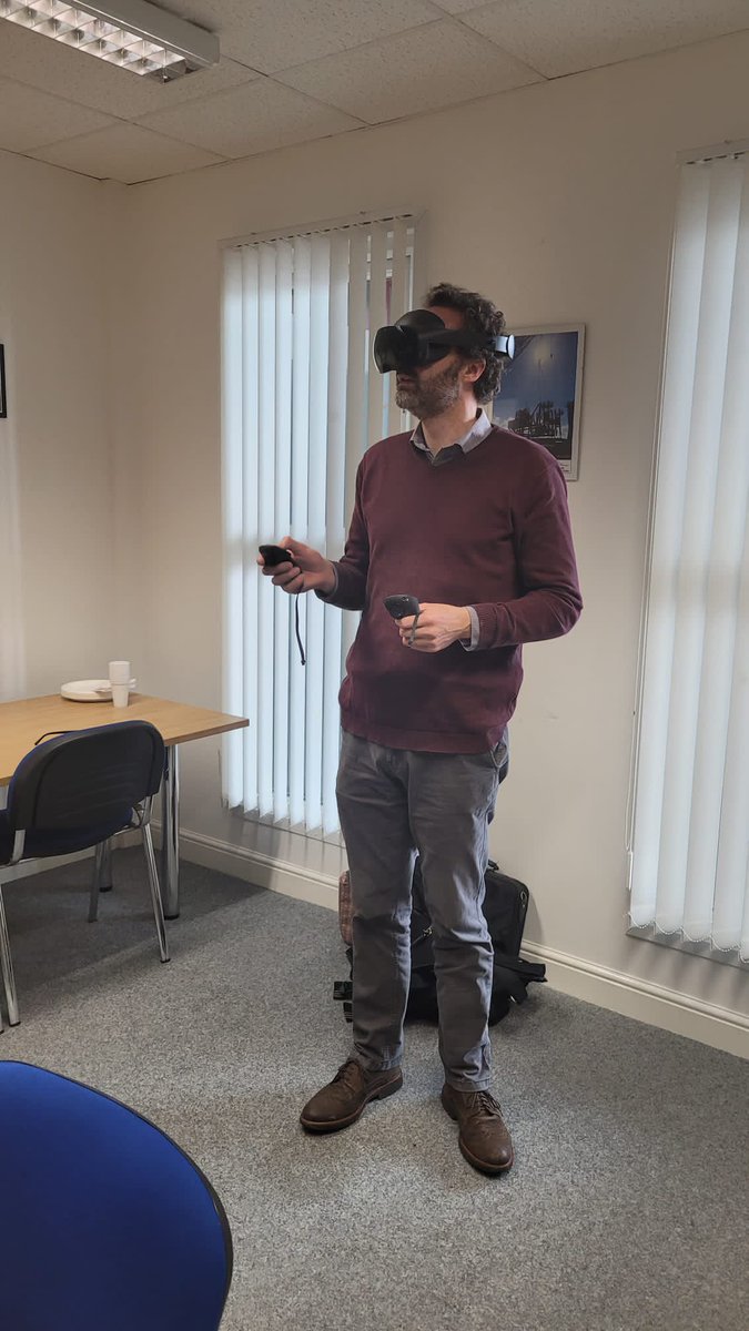 VizboxLTD's tweet photo. A huge thank you to Liverpool School of Tropical Medicine for doing a swab test on our VR headsets. This will ensure we keep the headsets clean when in clinical settings @GCAGATGCAATG 

#VR #Liverpool https://t.co/y5MwsoSfUF