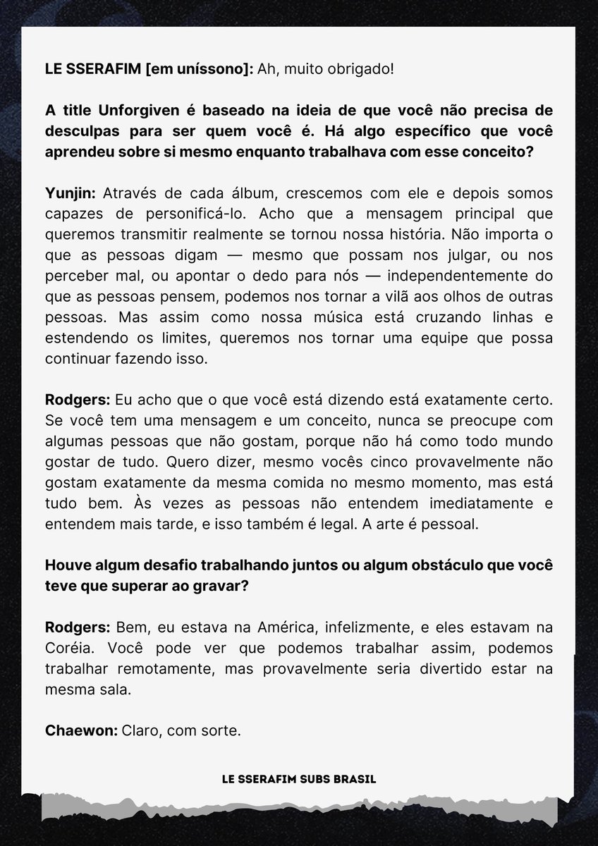 LSRFMSubsBR's tweet photo. 🗞️ | Parte 2 https://t.co/P9ob0w30Ew