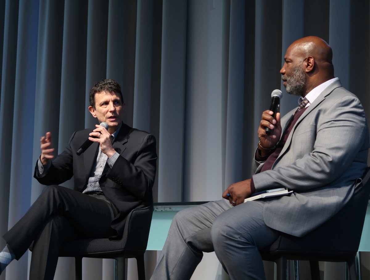 Thank you all for attending the talk between David Remnick and Dean <a href="/jelani9/">jelani cobb</a> at <a href="/columbiajourn/">Columbia Journalism School</a>. 

Photo: Rebecca Castillo