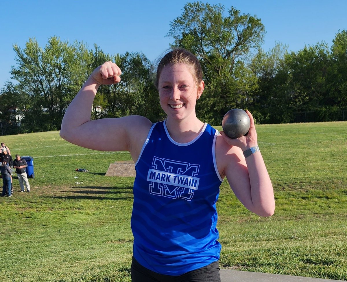 mack433's tweet image. EMO Conference Champion 
Madison Epperson 
Shot Put
@MarkTwainTigers