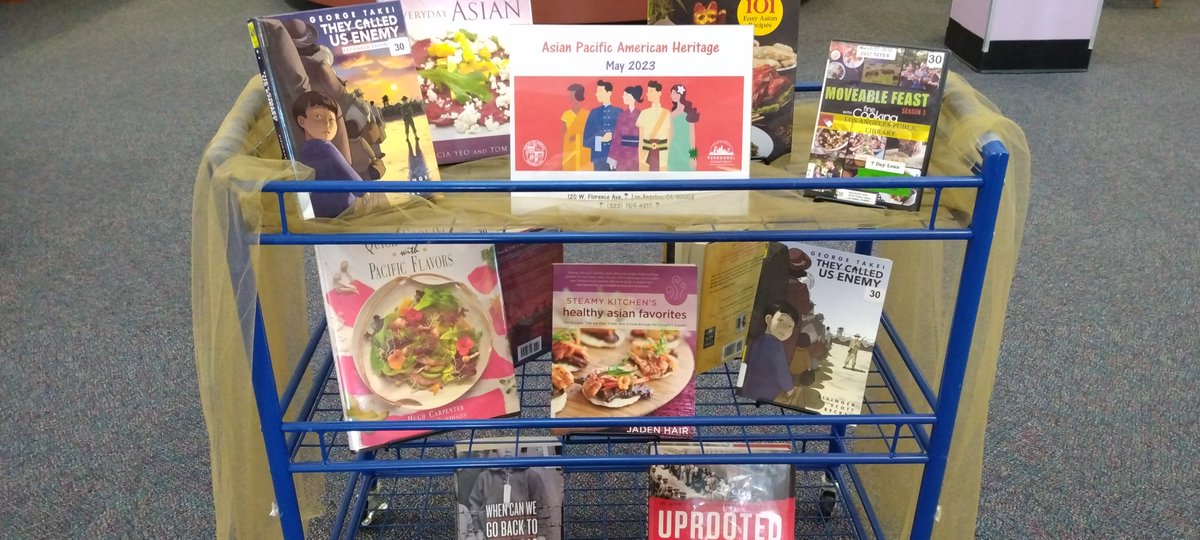 AscotLAPL's tweet photo. Asian Pacific American Heritage Month @AscotLAPL 
#LosAngelesPublicLibrary #APAHM https://t.co/Wvpywm11gz