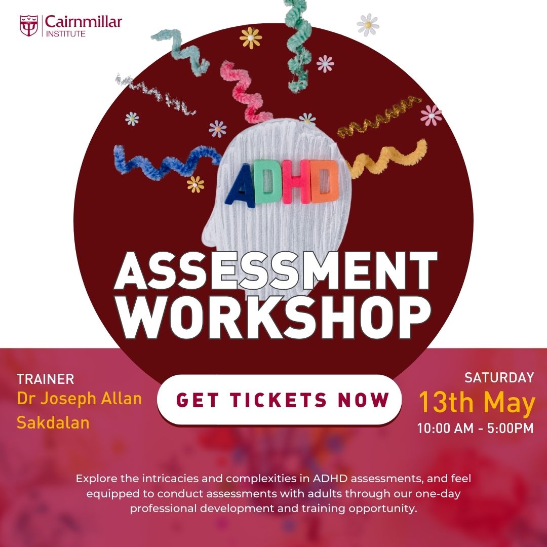 Hurry, only 2 tickets left! Don't miss out on the opportunity to explore the complexities of assessing adults with ADHD at our one-day training. SGet your tickets here: cairnmillar.org.au/.../adhd-asses…
#ADHDassessments #professionaldevelopment #mentalhealthtraining