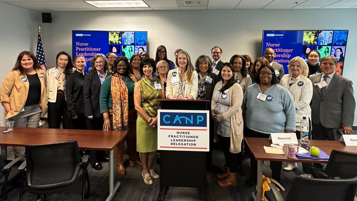 CaliforniaNP's tweet photo. Today's Nurse Practitioner Leadership Delegation was a success! NP leaders from across the state came together to advocate, tell stories, and support policies that will bridge gaps in health care and meet the needs of patients. #PowerInPractice https://t.co/GEicovCTWZ