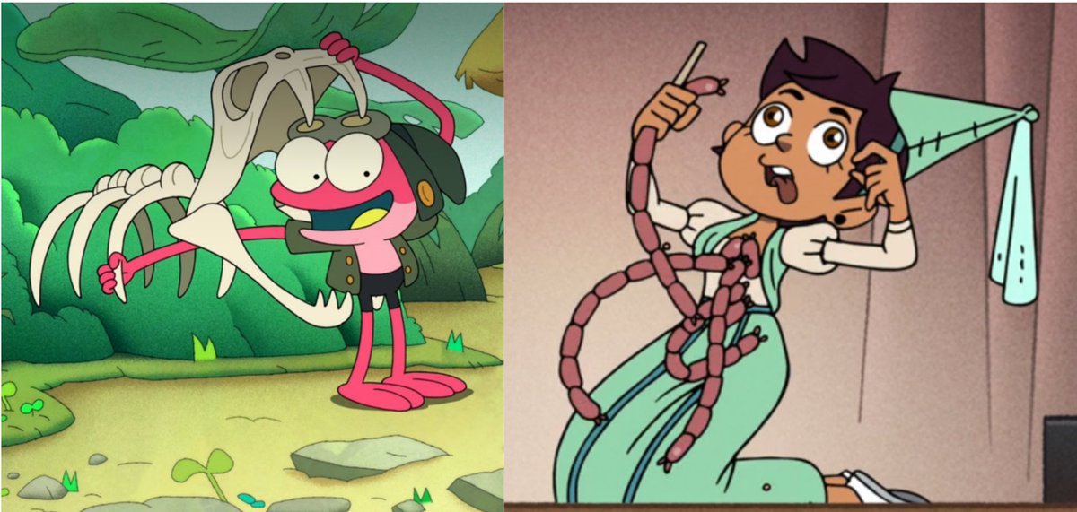 George_Perry96's tweet photo. Sprig is like Luz! Weirdos have to stick together! #amphibia #TheOwlHouse #LuzNoceda https://t.co/GwgaHAJEx0
