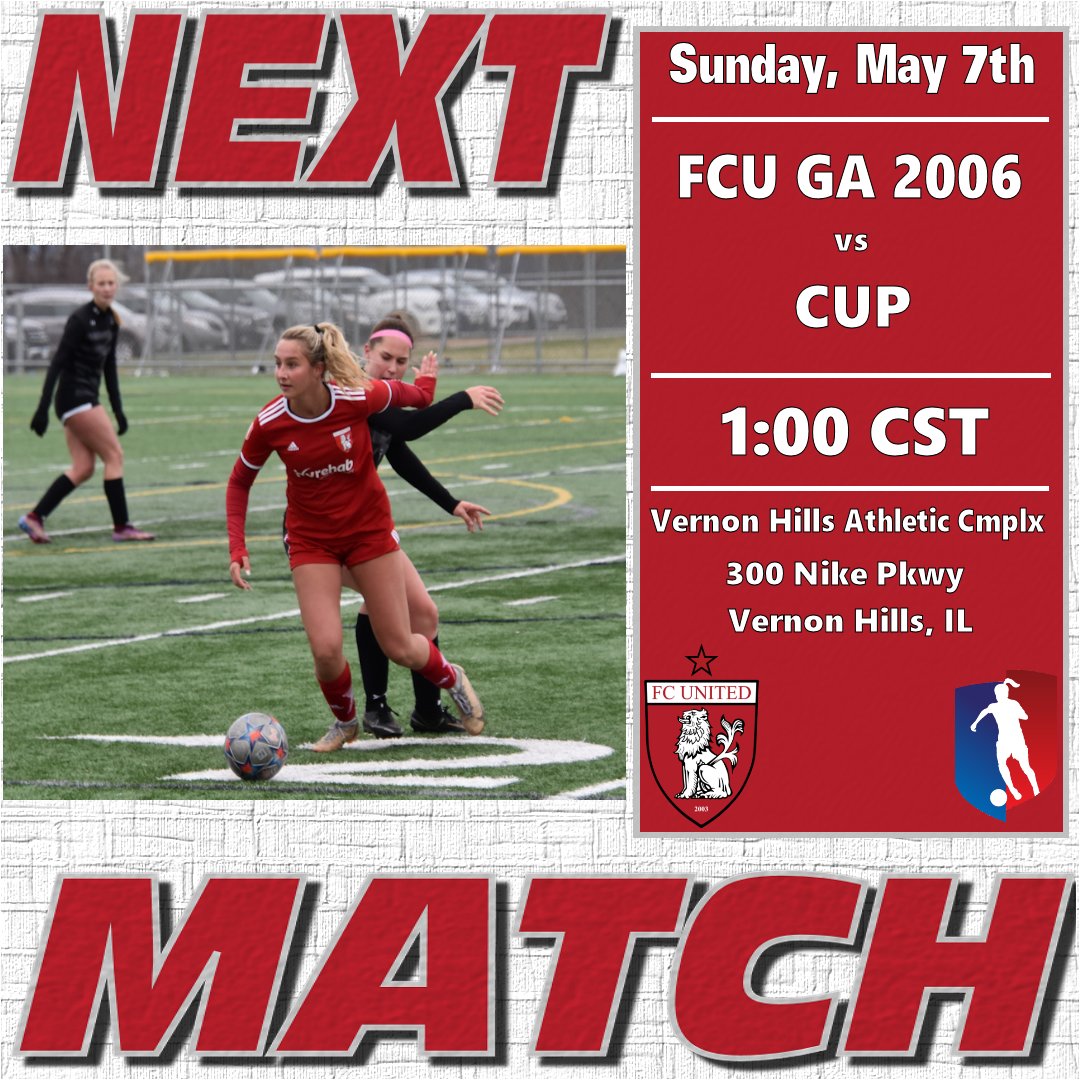 There's no place like home &amp; we're finally home for a weekend!  

Join us this weekend at VHAC for rematches against Tonka &amp; CUP!

It's going to be a beautiful weekend for the beautiful game!

<a href="/ChicagoFCUnited/">Chicago FC United</a> 
<a href="/GAcademyLeague/">Girls Academy</a> 
<a href="/TopDrawerSoccer/">TopDrawerSoccer</a> 
<a href="/TheSoccerWire/">SoccerWire</a> 
<a href="/PrepSoccer/">Prep Soccer ⚽️</a>