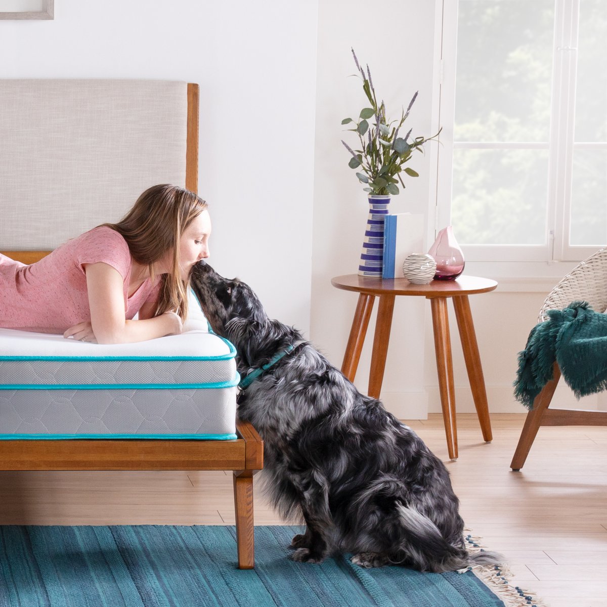 Linenspa's tweet photo. Who says our beds are just for humans? Let your furry BFF experience the ultimate snugglefest with Linenspa! // #lifehappens #sleepitoff https://t.co/X5BSk2jm7D
