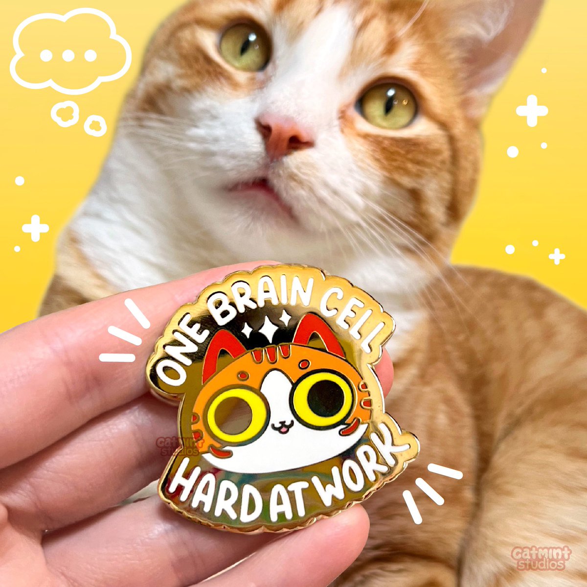 catmintstudios's tweet photo. Thinking hard, or hardly thinking…🧠🐱 https://t.co/OQprjGaHKU