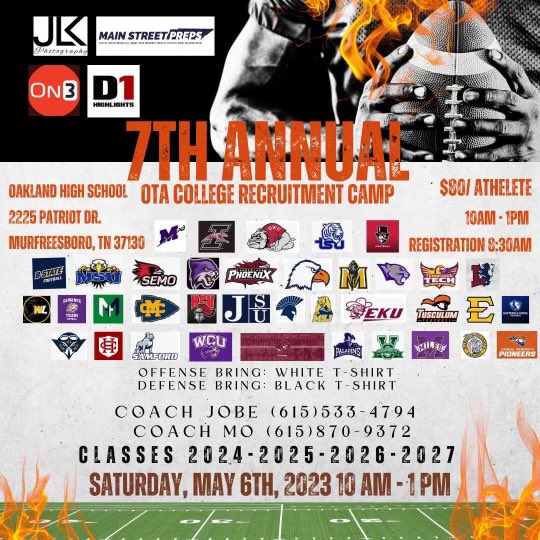 MatthewAmburge2's tweet photo. @OnTopAthletics  This Saturday @piofootball will most certainly be holding it down looking for Future Pioneers. Bring that southern Heat up North! #Family https://t.co/7nW60MaILZ