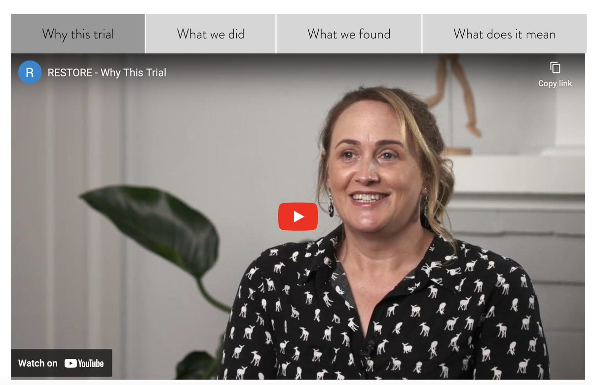PeteOSullivanPT's tweet photo. The RESTORE trail of Cognitive Functional Therapy for people with chronic and disabling low back pain 
https://t.co/rMnN40z1xZ

We explain it all in these video's 👇👇👇
WHY THIS TRIAL? https://t.co/KnVVsD7BYC https://t.co/ghCMSXOqXN
