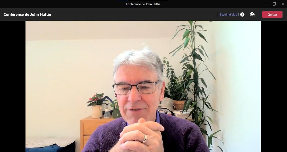 BenmessabihA's tweet image. Bien contente d&apos;avoir pu assister à la conférence de John Hattie  grâce au @LeCentrefranco  @VisibleLearning  #improvelearning #impact