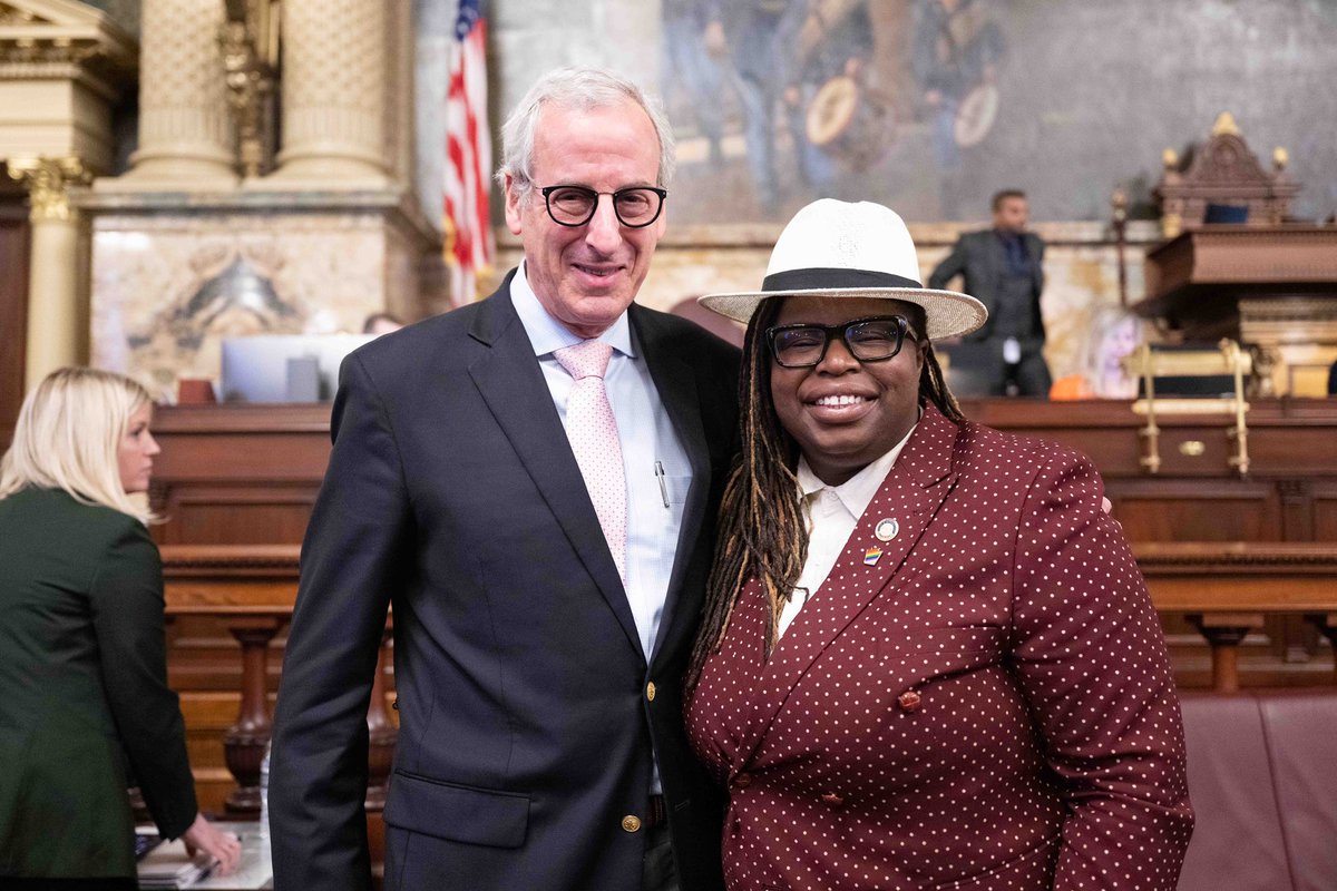 This fight to end discrimination in PA based on sexual orientation &amp; gender identity has been led for 22 years by <a href="/RepDanFrankel/">State Rep. Dan Frankel</a> - my Allegheny County colleague. Frankel took up the fight for my #LGBTQ+ community, when no one else would. We made it to this day together! #repmayes