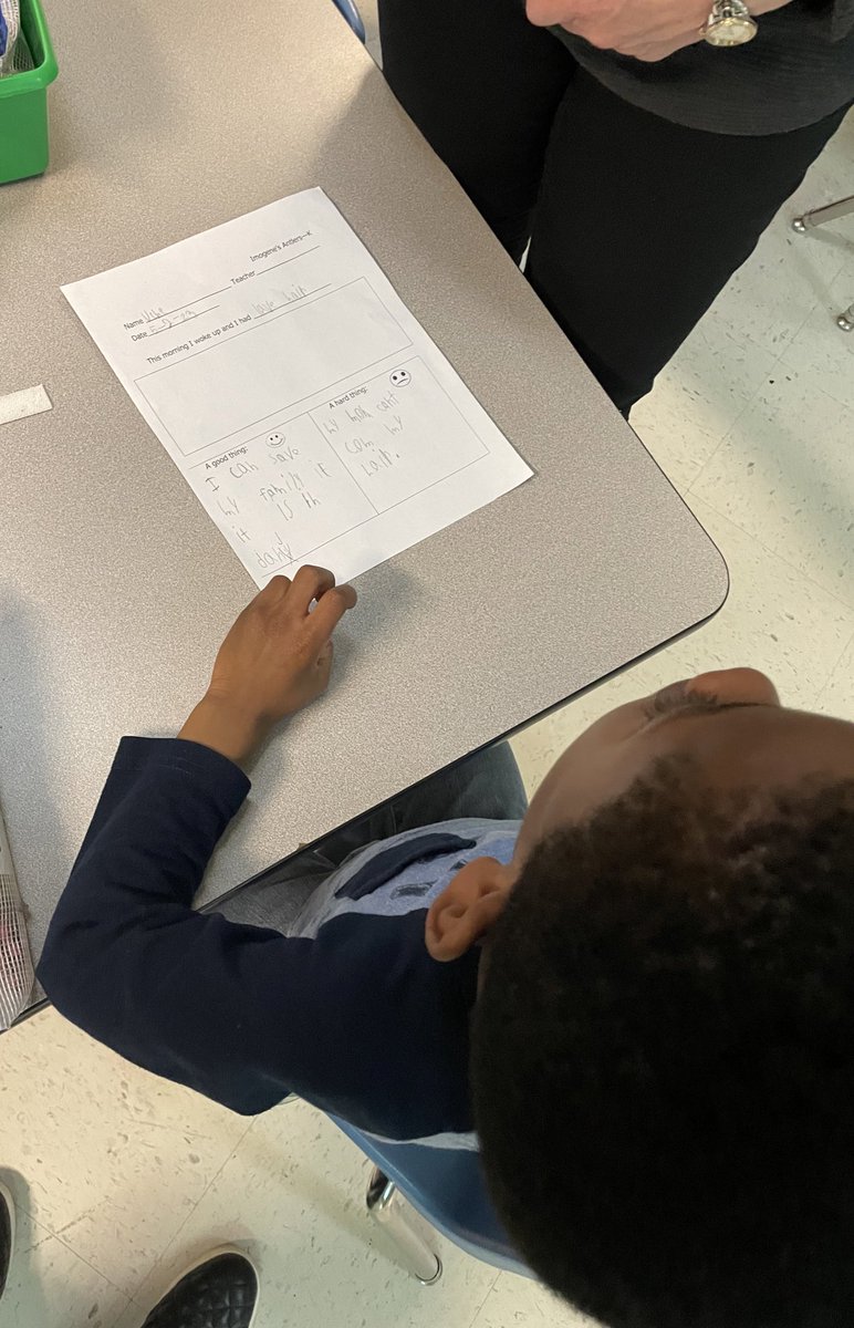 MsLinehanBMES's tweet photo. “If I had wings, I wouldn’t have to clean. I could just fly away!” was my favorite answer to Kindergarten’s “Imogene’s Antlers” activity of “I woke up this morning and I had…” and thinking of good and hard things to do if you grew animal body parts! @ModedraBMES @PWCSGiftedEd https://t.co/wmGFiJtxXz