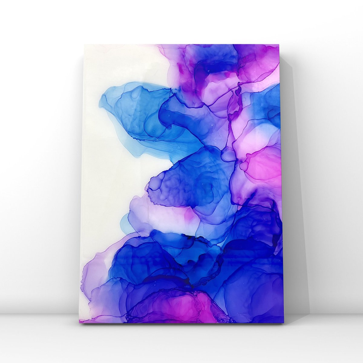 which one do you like more?? these beautiful abstract wall art pieces are available and are 15% off on my etsy!