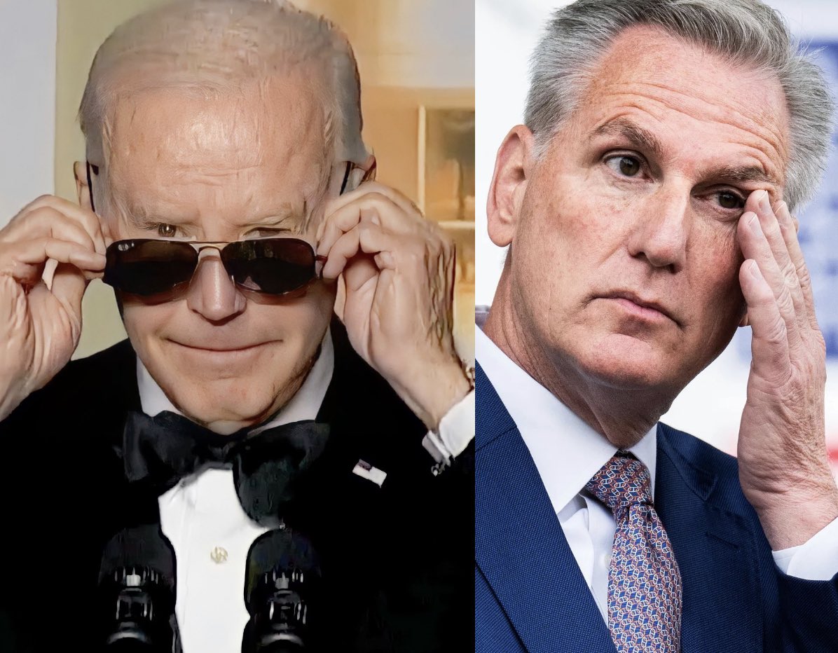 PRESIDENT BIDEN JUST OUTSMARTED KEVIN MCCARTHY. 🚨 BREAKING: President Biden will meet with McCarthy on May 9 but says he will not negotiate on the debt limit. The meeting will need to be on the President’s terms. There is a very historic reason President Biden is digging in…