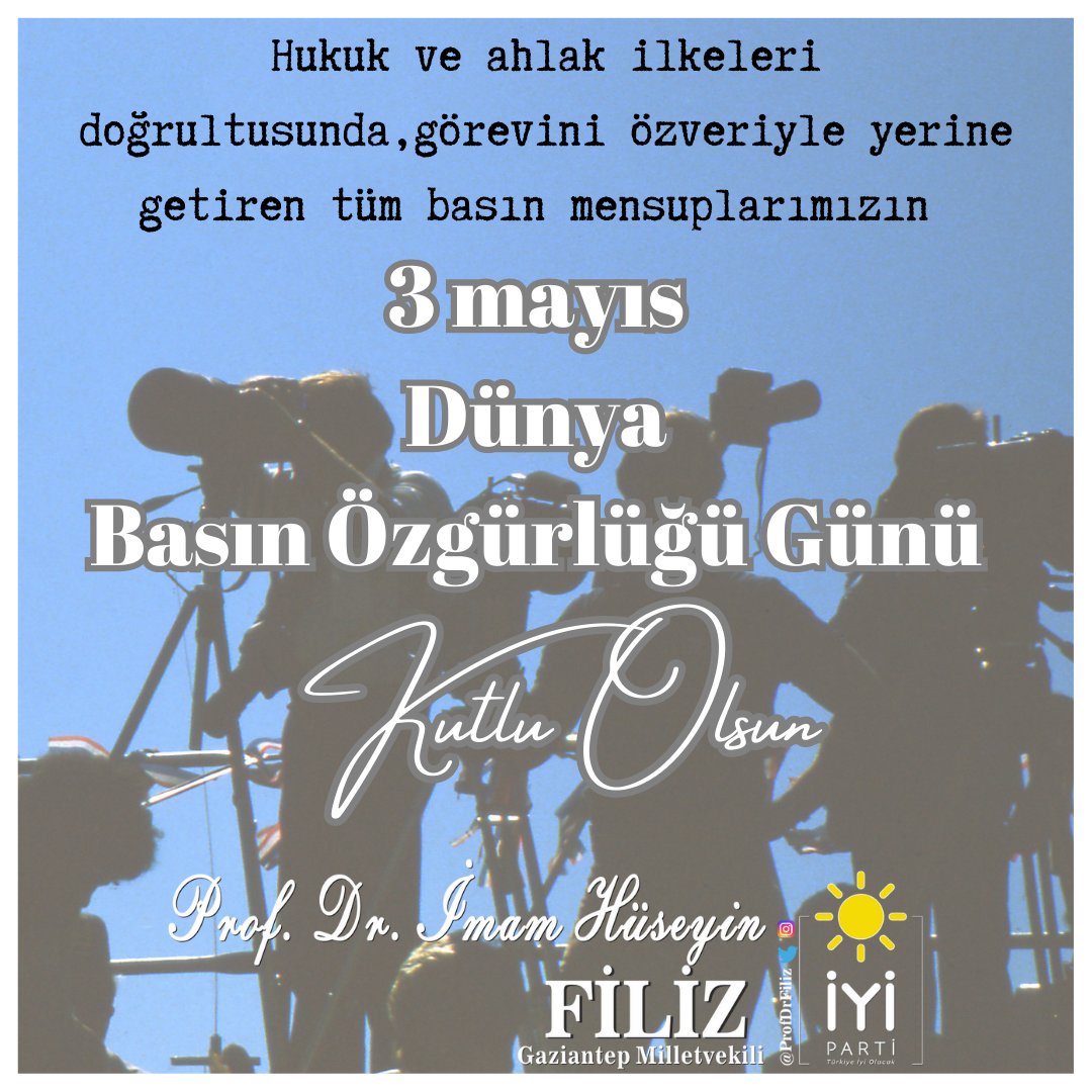 Prof. Dr. İmam Hüseyin FİLİZ (@profdrfiliz) on Twitter photo 