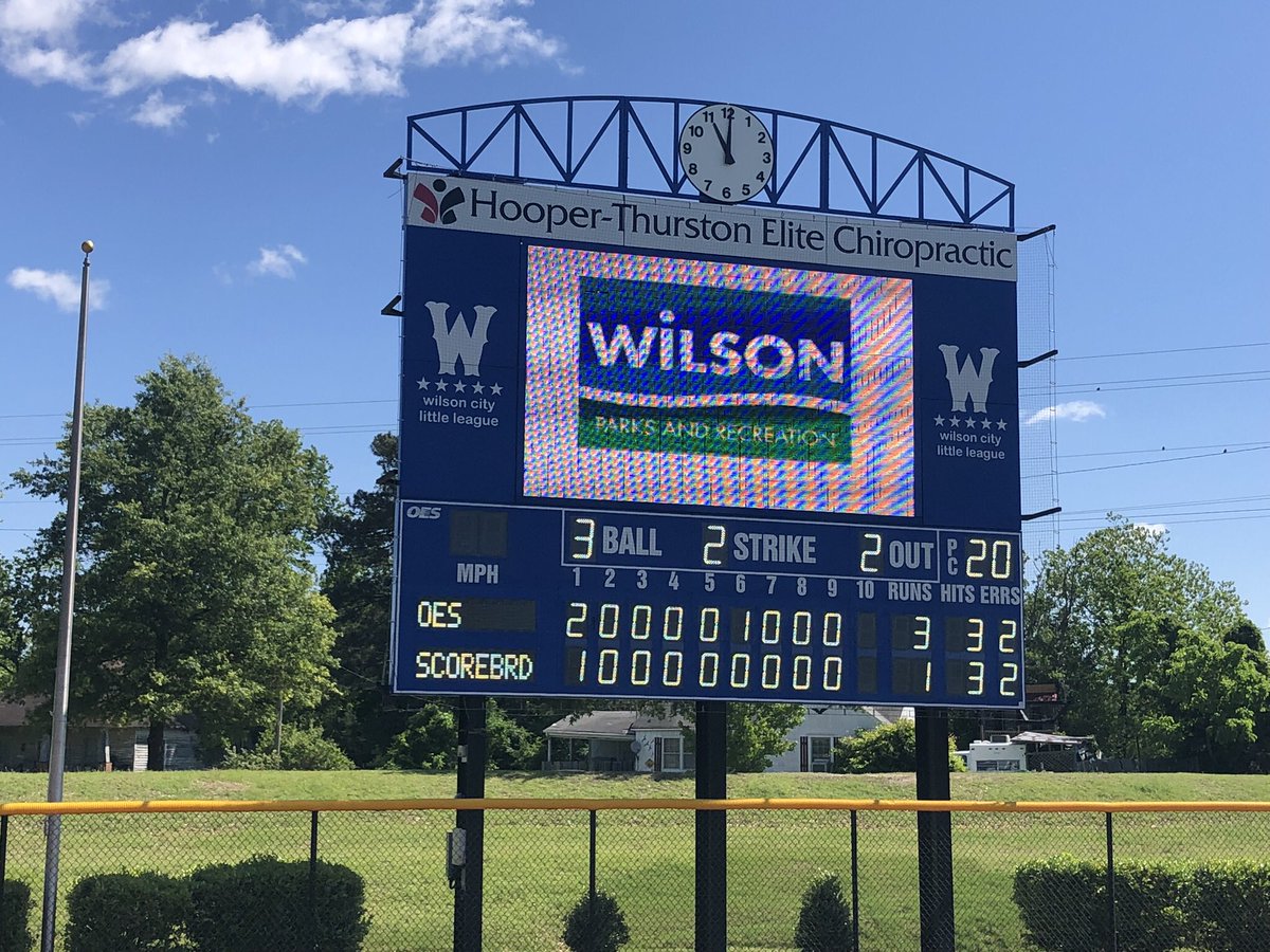 DougResetar's tweet photo. @OESscoreboards LED  Video Project at Wilson Park and Rec in Wilson, NC
What a Little League Stadium! https://t.co/a3nKIyeTkZ