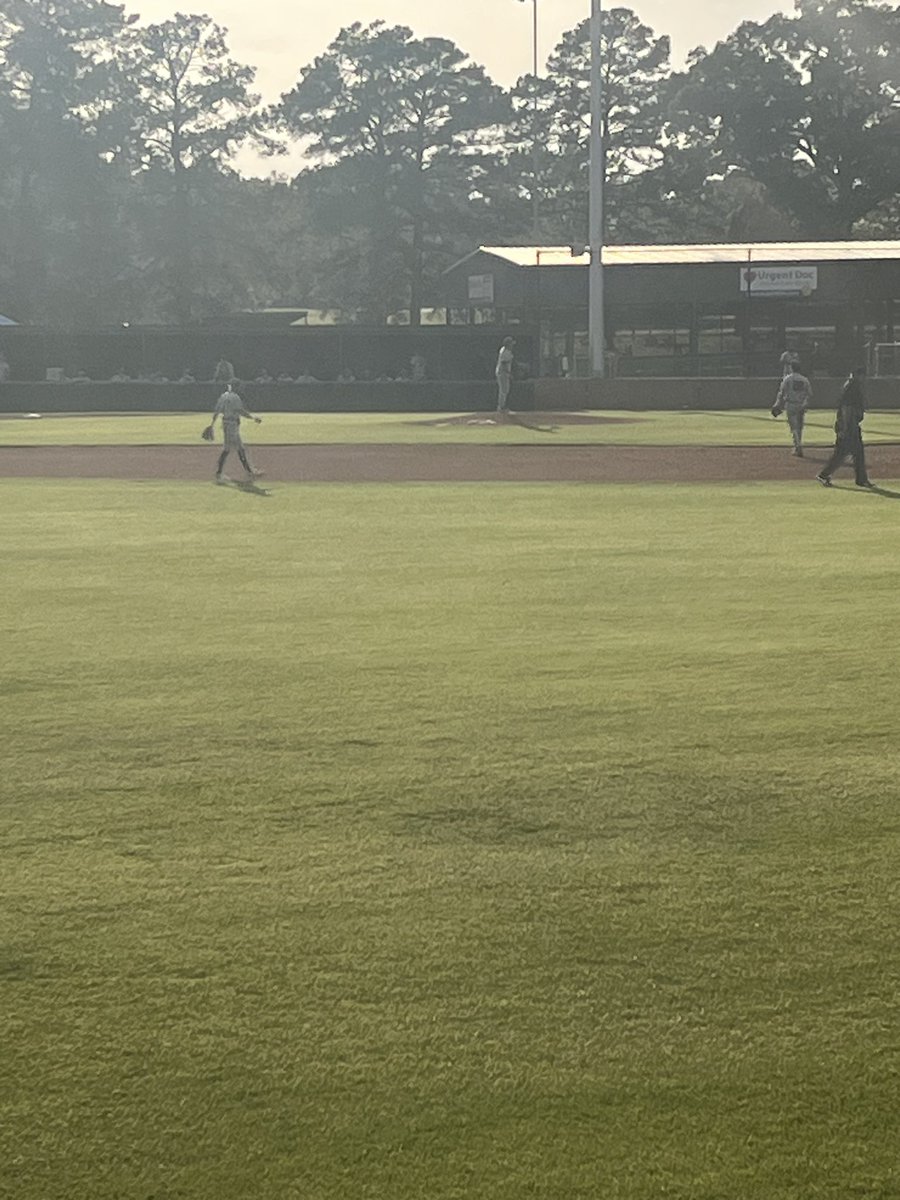 Always good to be able to get out and see some of your former players play, and boss coach, especially when they’re at SFA! #AxeEm