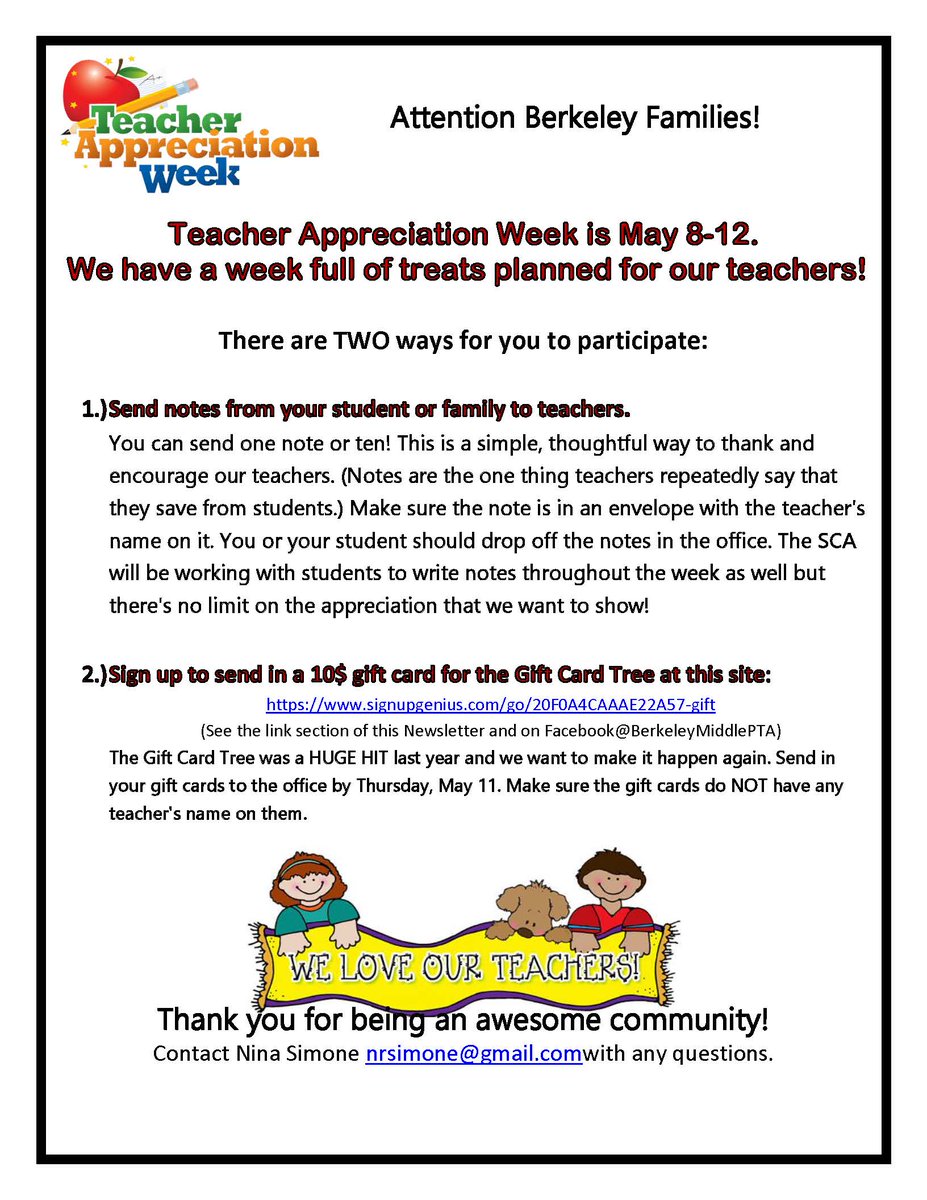 Berkeley Middle PTA tweet media