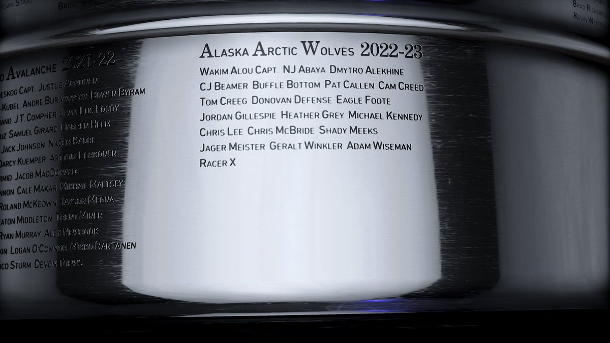 AArcticWolves's tweet image. Your Wolves are Cup Champions
@GOHLS_Official1 #neveradoubt #diditforMcBride #2timechamps