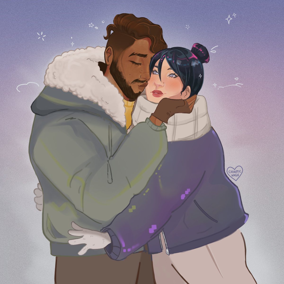 cold girlfriend and her summer boyfriend #miraithweek #miraith #apexlegends