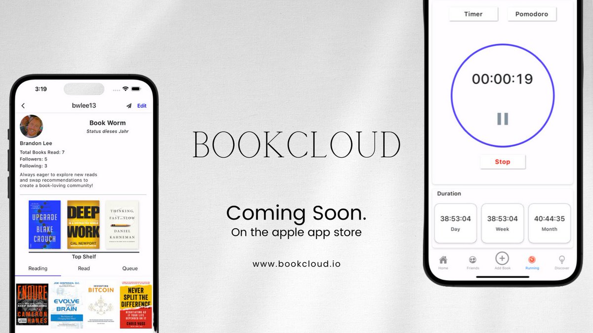 BookCloudApp's tweet photo. 📚 Exciting news! BookCloud, the ultimate app for book lovers, is coming soon! 🌟 Discover, read, and connect with fellow bibliophiles in one convenient place. 📖 Stay tuned for launch updates! 🚀 

#BookCloud #BookLovers #ReadingApp #ComingSoon ➡️   https://t.co/blkJjiiMeA https://t.co/zZ2ogUyPuM