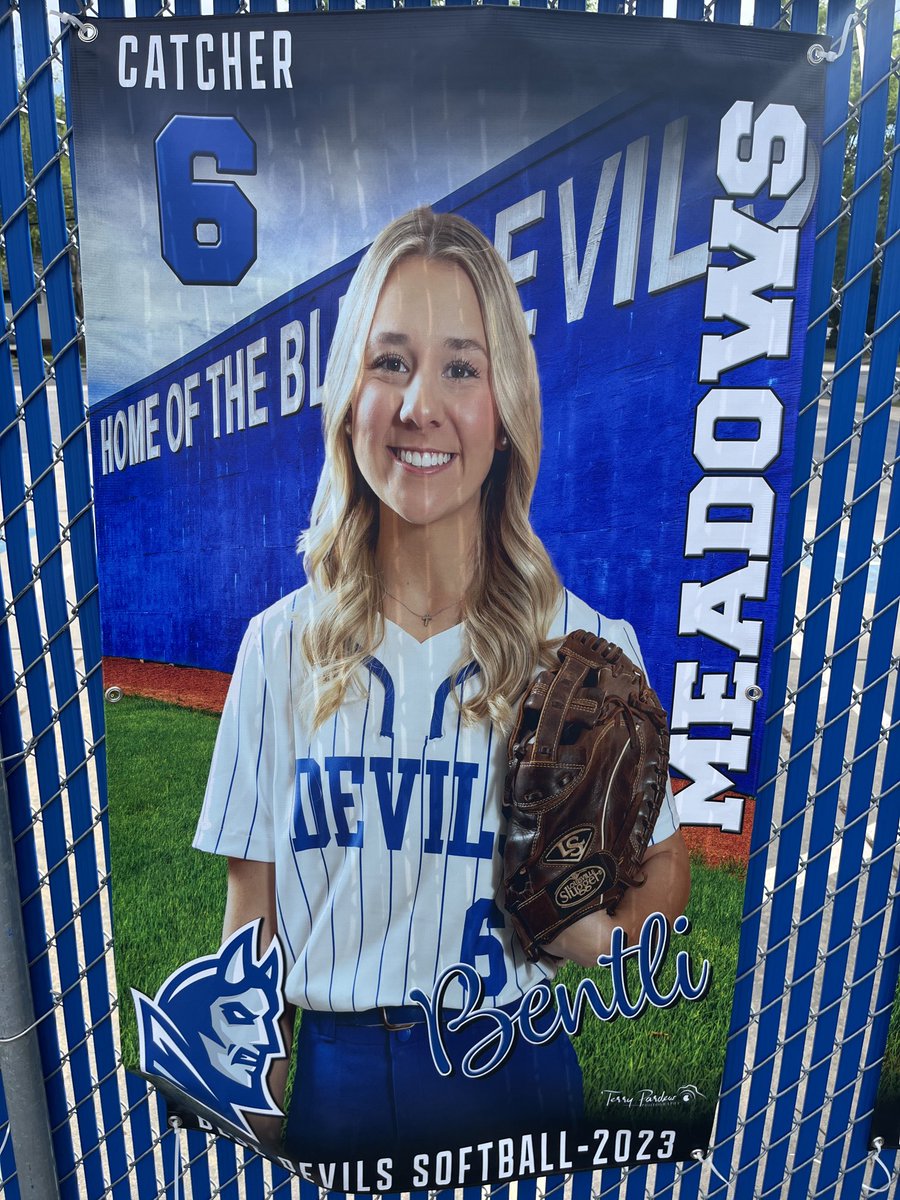 MooresvilleHs's tweet photo. Our catcher Bentli. Another Senior who has given countless hours to MVL softball. She will be deeply missed as she will attend UNC this fall. Good luck!!!
Ⓜ️💙Ⓜ️💙Ⓜ️💙
#Bleedblue!!! https://t.co/OKqhhxVP1m