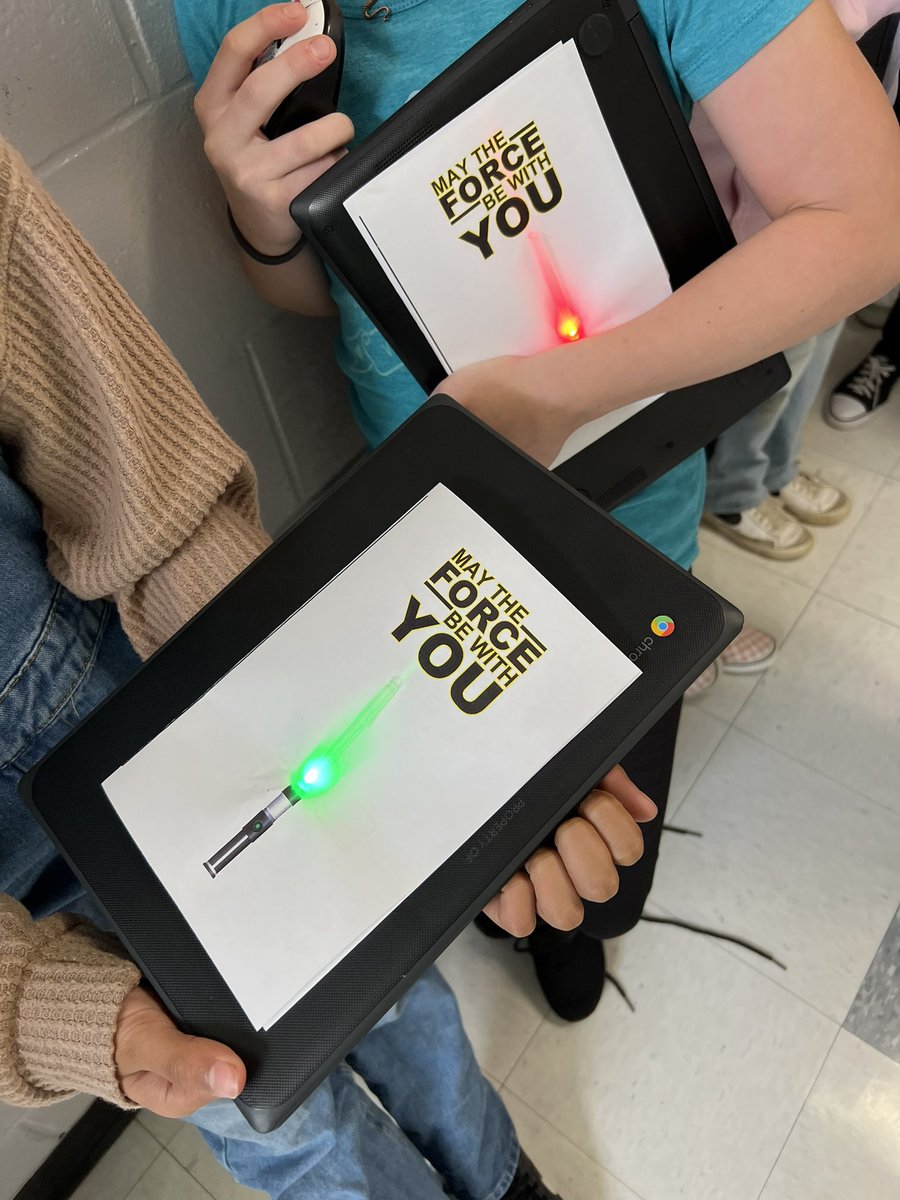 ateach0130's tweet image. May the 4th be With You! 4th and 5th graders at MP celebrated Star Wars Day a few days early by exploring how a circuit works. Ss then created their paper circuit Light Sabers! Maker Fun at Madison Park! @MrYanuzzelli @MadParkPTA @OldBridgeTPS #MAKERSPACEFUN