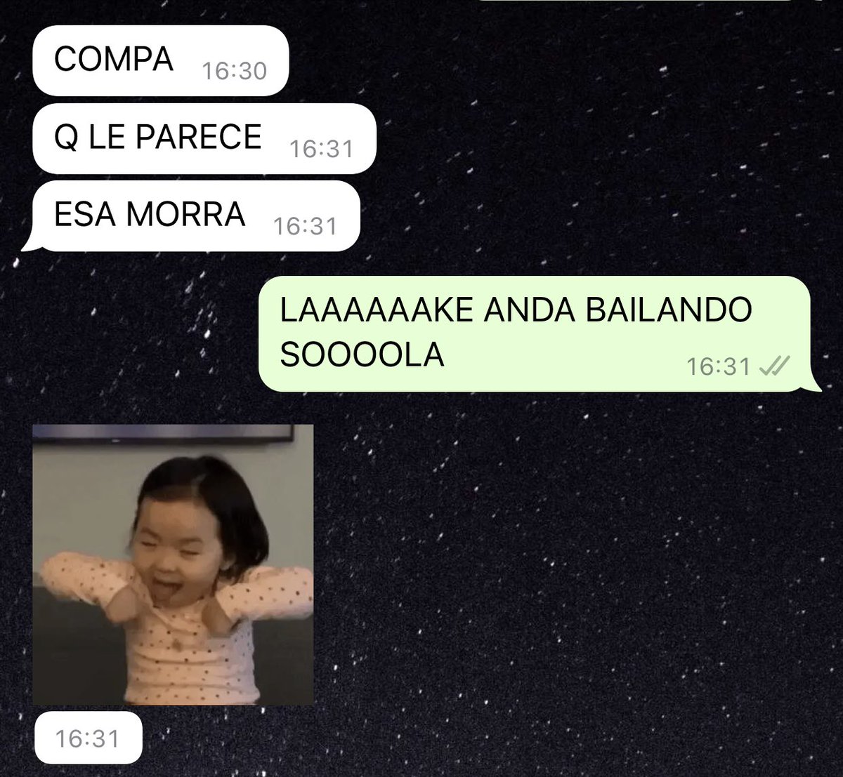 CharalJupiter's tweet photo. jajajaja oie sii https://t.co/fkfMhggSOj