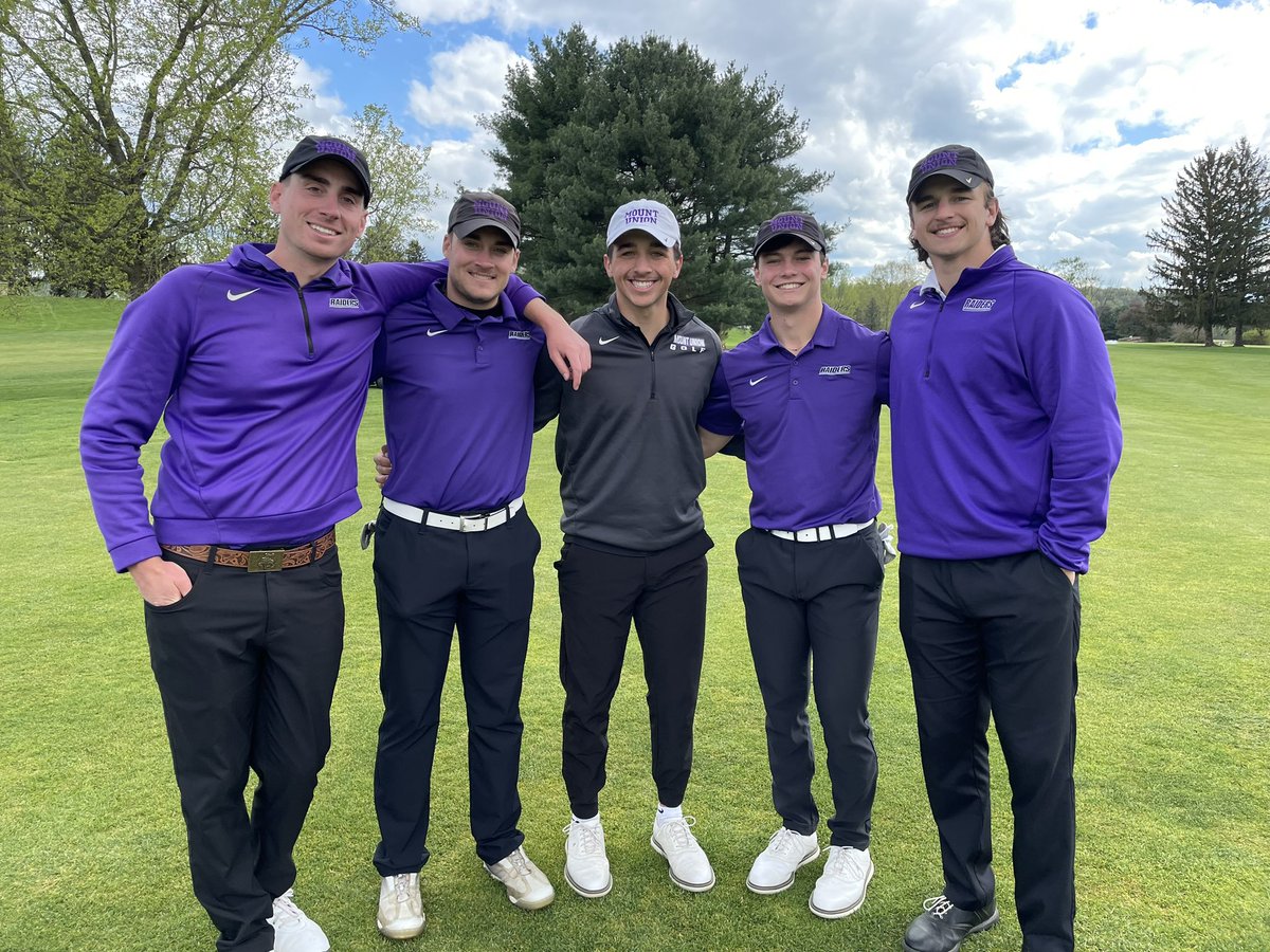 umu_mgolf's tweet photo. Proud of the way our guys played this weekend. 2/4 rounds below 300 and finishing 3rd in the conference. The bar is raising around this program and we couldn’t be more excited to get after it next season! #gomountgo #trendingup @purpleraiders https://t.co/lj9DG5vm4L