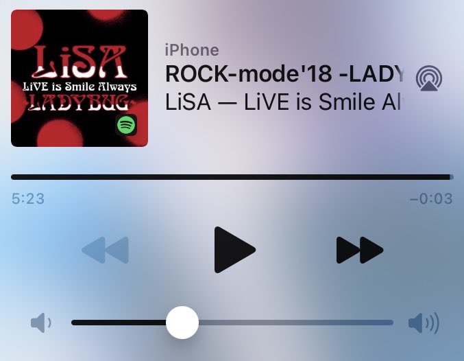 PnNljuTB9bLHgJv's tweet photo. おはようございます☀
今朝のお目覚めの1曲は、LiSAさんの「♪ROCK-mode’18~LADYBUG Live ver.~」🎙😆
今日は仕事が休みなので今起きました🥱
今日も一日よろしくお願いします🙇♂️
今日もいい日だっ!
#Spotify
#LiSA #ROCKmode18 #ロクモ
#LADYBUG🐞
#LiSAッ子と繋がりたい https://t.co/UwS7ayrGce