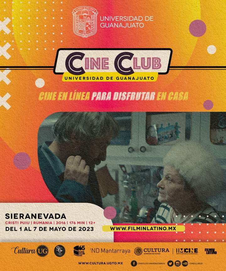 Disfruta de la cartelera de <a href="/cineclubug/">Cine Club UG</a> con 🎬Cine en línea para disfrutar en casa🍿El filme:
📽️𝑺ieranevada
📅 Hasta 7 de mayo 
👉cultura.ugto.mx
#CulturaUG #CineClub #65Aniversario #FilminLatino