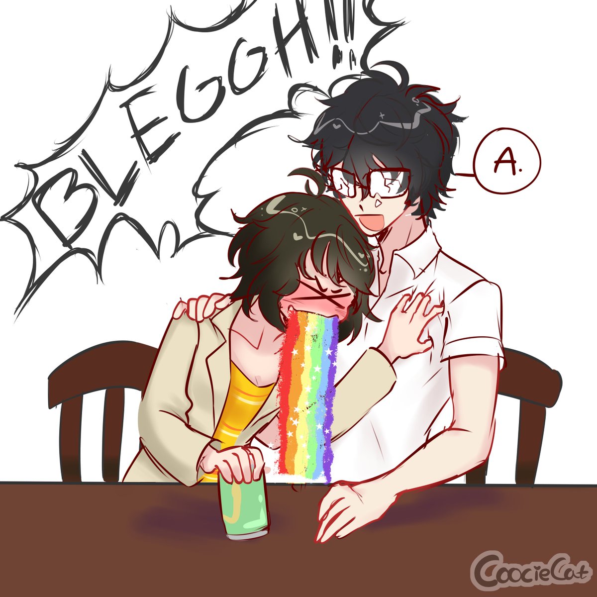 CatCoocie's tweet photo. [#persona5, #主貞]
cw// vomit but it's censored
-
I like to think she's a lightweight- https://t.co/YJPrIp0IJg