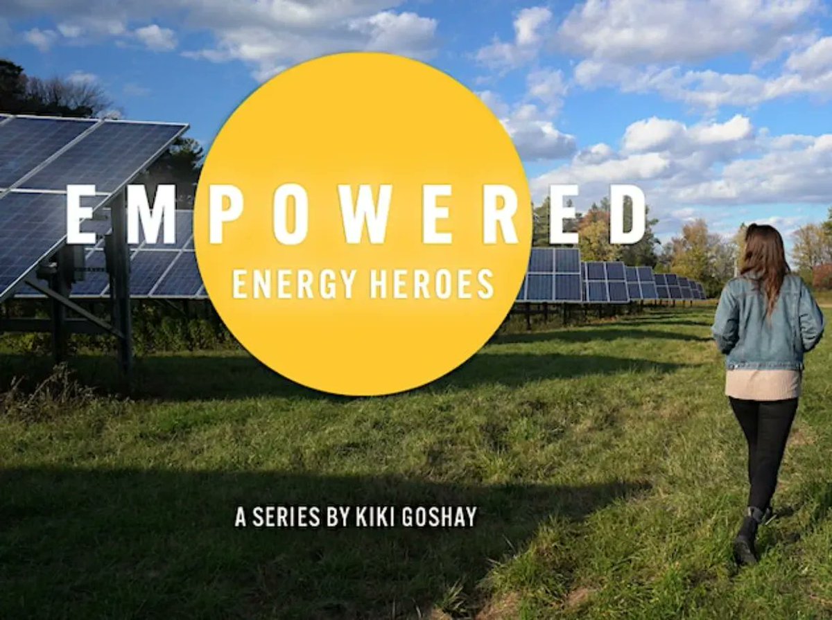 Join Producer/Director Kiki Goshay for a special #GreenWeek screening of the TV mini-series, “Empowered: Energy Heroes“ and a discussion about plotting our path to net zero carbon emissions on Monday, May 8th at 5:30pm in the Founder's Room. RSVP now: buff.ly/3Vxs4Mz
