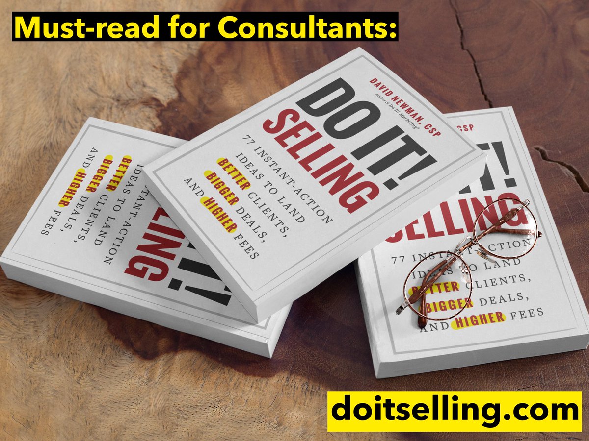 ericvanderhope's tweet photo. Discover the principles, practices, and insider secrets of professional services sales pros in 77 instant-access “microchapters” that will help you market your smarts, monetize your message, and expand your reach and revenue. Great new book by @dnewman: https://t.co/gLZx6q24PI https://t.co/iWzBiYuzK7