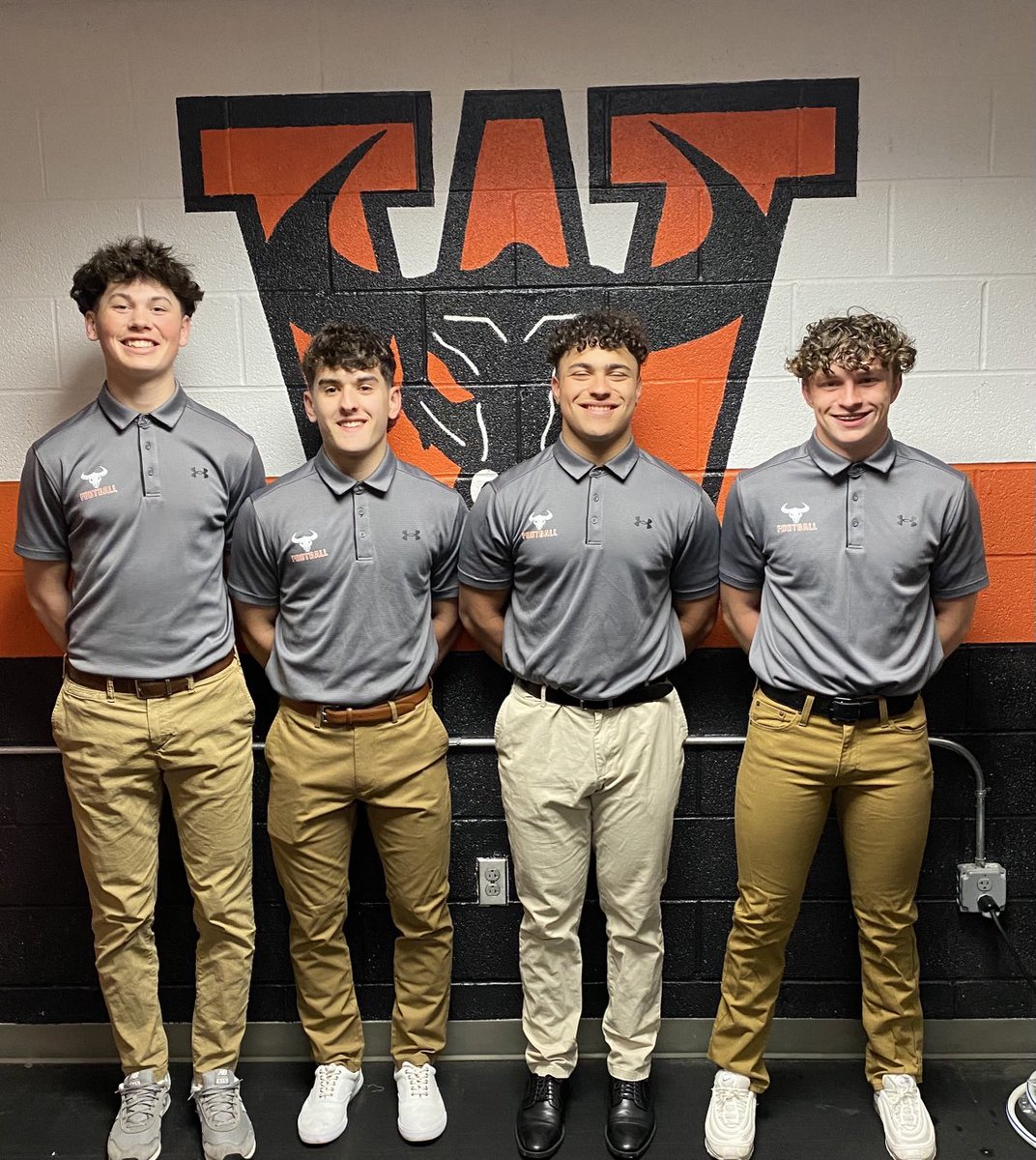 EVAN KOLODKO, MARC CUTONE,BRYAN FERREIRA,RYAN PACINI. 2023 WUFB CAPTAINS. Great players, citizens,students(all above 3.0gpa) Always on time to school. = CAPT! @evankoloko ⁦<a href="/ryanpacini2/">Ryan Pacini</a>⁩ ⁦<a href="/Bryan_ferreira7/">Bryan Ferreira</a>⁩ ⁦<a href="/CutoneMarc/">Marc Cutone</a>⁩ ⁦<a href="/dtcsports/">Daily Times Sports</a>⁩  ⁦<a href="/WMHSAP/">Steve Martin</a>⁩