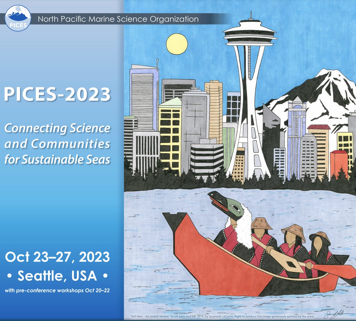 📣 Attention students! We need student volunteers for the PICES meeting in Seattle, WA. Are you an enthusiastic and organized student that can check in attendees, distribute materials, and load presentations? Email us at nwfsc.inquiries@noaa.gov.