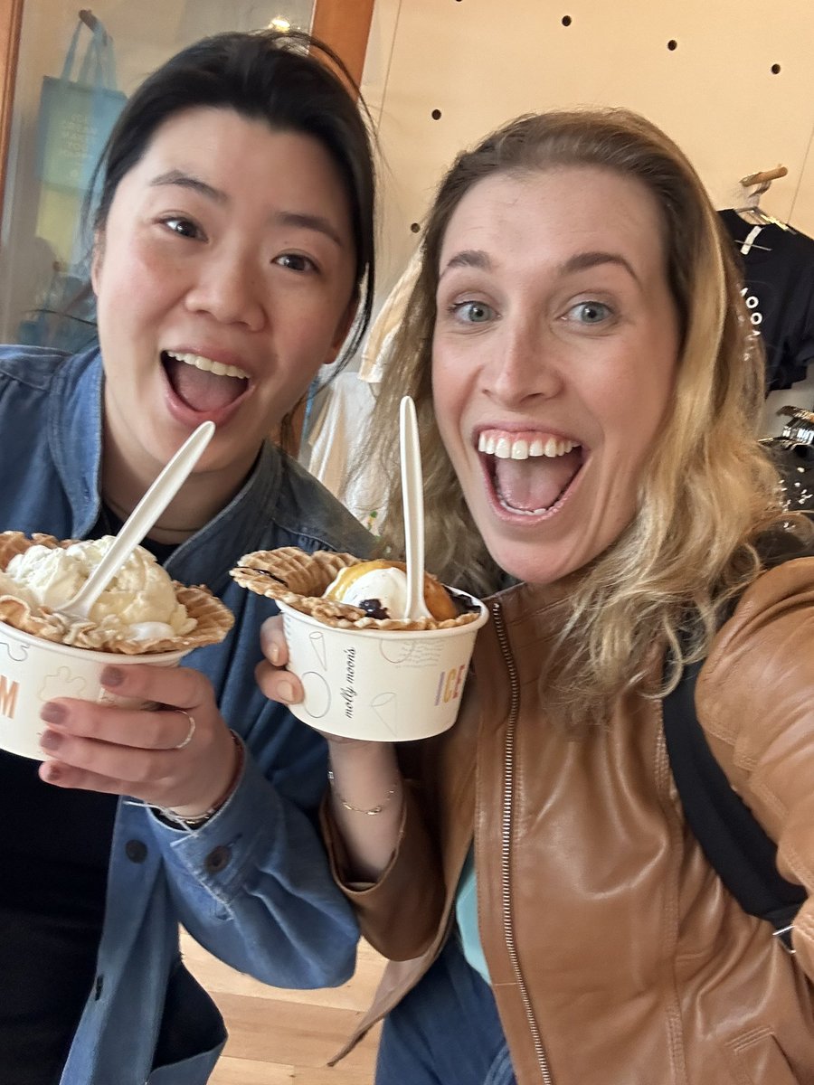 Virtual-first work is great, but it’s always a treat to spend time IRL with the team. Such a fun few days in Seattle co-working (and eating ice cream) with our amazing @VivorCare Director of Ops, Alicia!