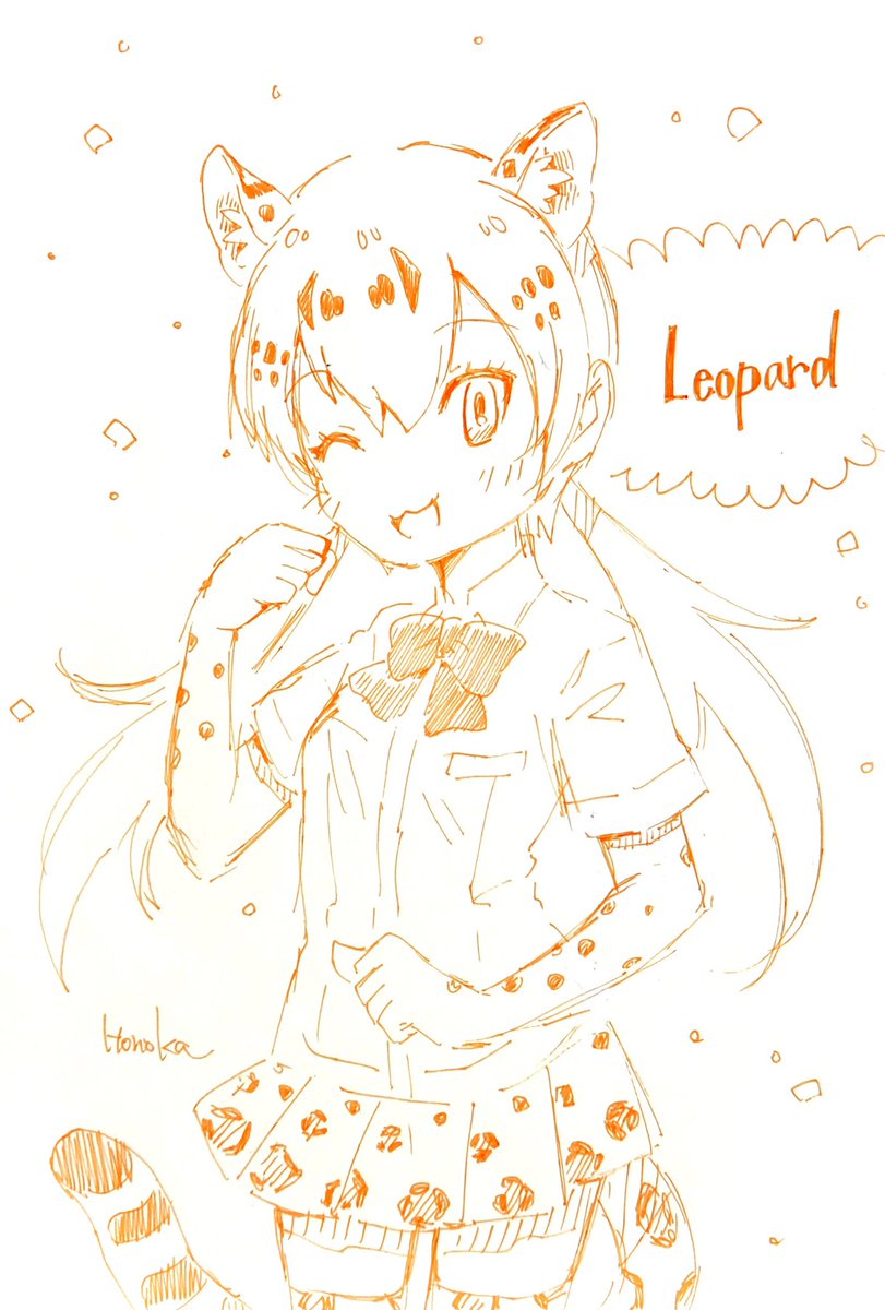 ヒョウのフレンズ🐆🐾 #けもフレ #けものフレンズ