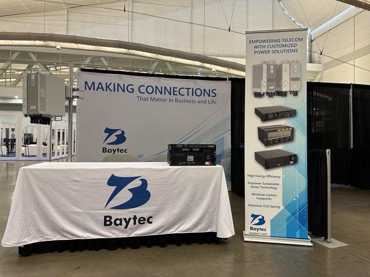 Make sure to drop by and meet us at booth 426 during the @CCAmobile Mobile Carriers Show in Pittsburgh, PA. We'd love to connect with you.

#MCS2023 #Telecommunication #sustainable #power #batteries