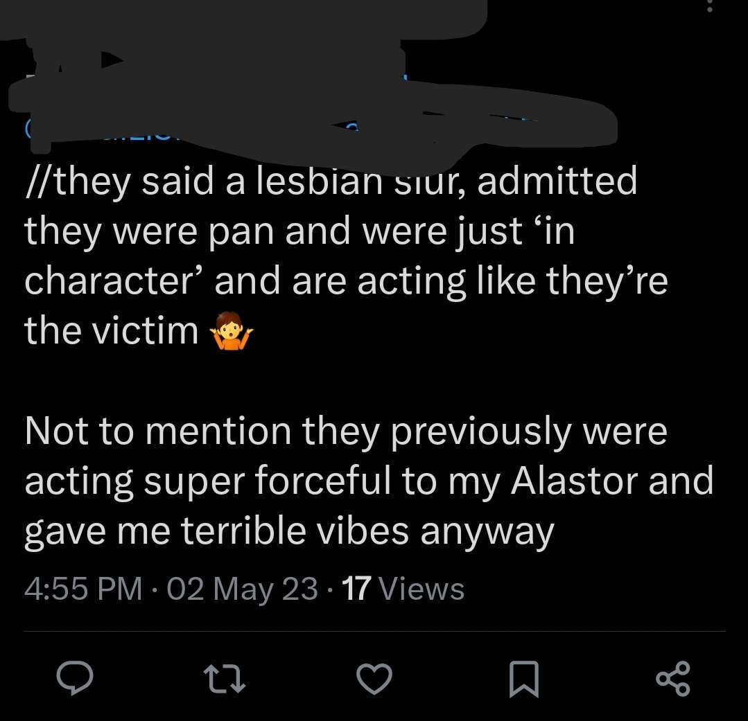 AngeieCakes's tweet photo. 🕷// I admired this person's writing when I first started this account, I'm not playing the victim. I'm not. I made counterpoints to what was being spread. https://t.co/aKYBJmWpx0