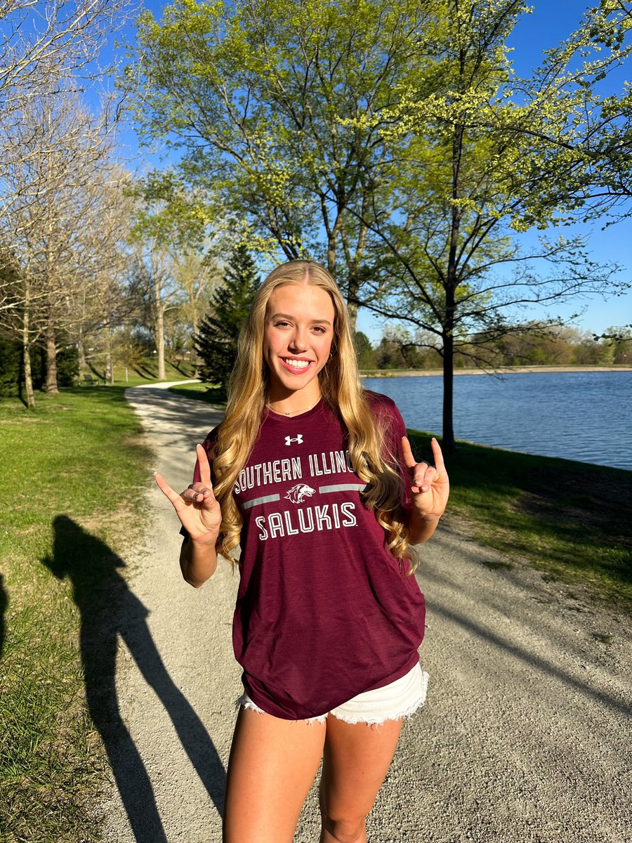 I am so excited &amp; feeling very blessed to announce my verbal commitment to play D1 volleyball at Southern Illinois University to further my academic and volleyball career! I want to thank God, my family, coaches, and friends who have supported me along this journey! #GoSalukis🐾