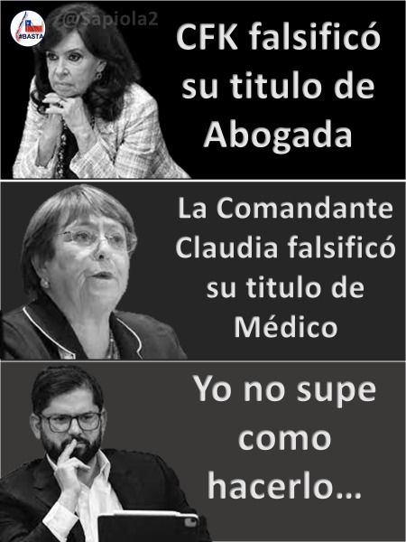 Sapiola2's tweet photo. ni pa' eso servís....  #YoApoyoANubiaVivanco #LibertadParaRoa #LibertadParaMaturana #NavarroesInocente #FueralaONUdeChile https://t.co/byT4Q6AhwQ