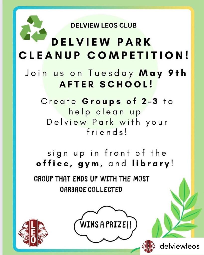 instagr.am/p/CrwqDKiPwmh/ Posted <a href="/withregram/">Repost app</a> • <a href="/delviewleos/">Delview Leos</a> Help GIVE BACK TO THE DELVIEW COMMUNITY all while Hanging out with your friends!!