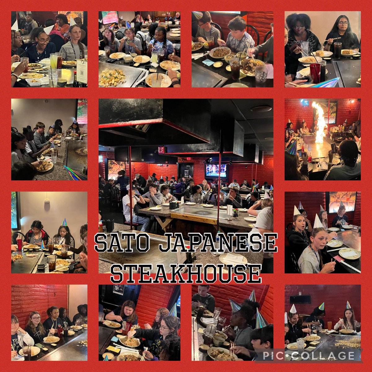 What a great day to be an @AVID_CSMS Scholar! After an awesome tour of Benedict College, we put our focused notes on how to use chopsticks to use at Sato Japanese Steakhouse. #BCBC #Youknowyouknow #ilovebc #hbcu #campustour #focusednotes #learningonthego #thisisavid